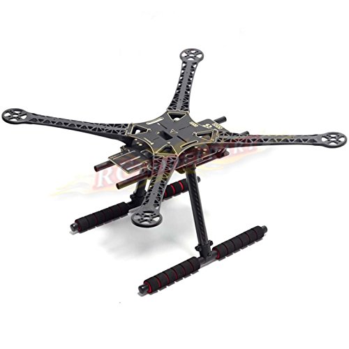 Hobbypower S500 Quadcopter Fuselage Frame Kit Pcb Version W/Carbon Fiber Landing Gear Skid #TOP1