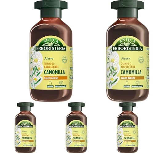 Antica Erboristeria Shampoo Camomilla, 250ml (Confezione da 5)