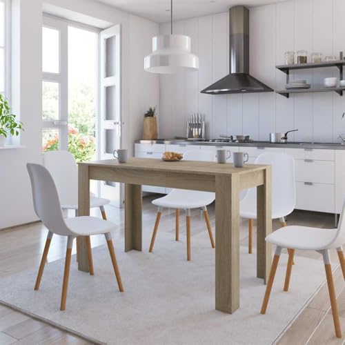 Tonture Table à manger en chêne Sonoma 120 x 60 x 76 cm, matériau en bois, moderne, durable,...