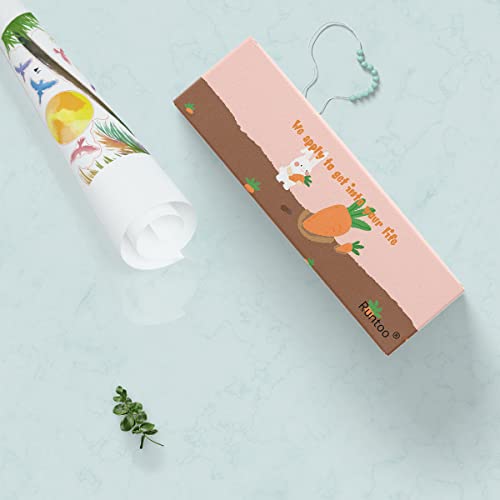 Runtoo Large Palm Tree Wall Decals Colorful Birds Tropical Plant Wall Art Stickers For Living Room Bedroom Nursery Wall Decor #TOP4