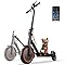Trottinette Electrique Adulte,antivol Ultra Legere APP, Moteur Puissance maximale 650W/25KM/H Autonomie 35KM Batterie 36V 7.8Ah,Trotinette électrique Adulte Pliable pneus nid d'abeille increvables