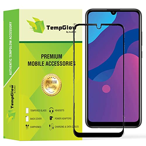 Image of Screen Protector for Huawei Honor 9A (Black) Tempered Glass Edge-to-Edge 6D Screen Guard With Installation Kit
