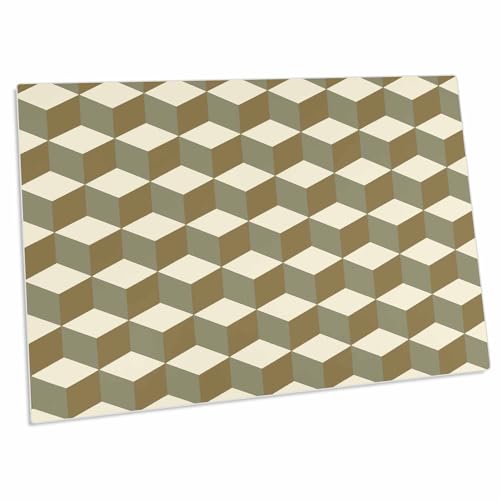 Alfombrilla de escritorio patrón diamante gris 58x40 cm