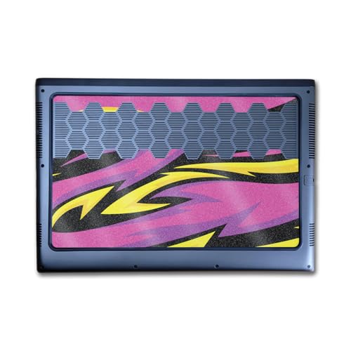 Image of Glossy Glitter Laptop Skin Compatible with Alienware M16 R2 (2024) - Tribal Magenta - Premium 3M Vinyl Protective Wrap Decal Cover - Easy to Apply | Crafted in The USA by MightySkins