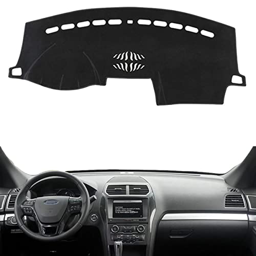Decoración interior del coche Ford Explorer alfombrilla antideslizante y antirreflejos negra