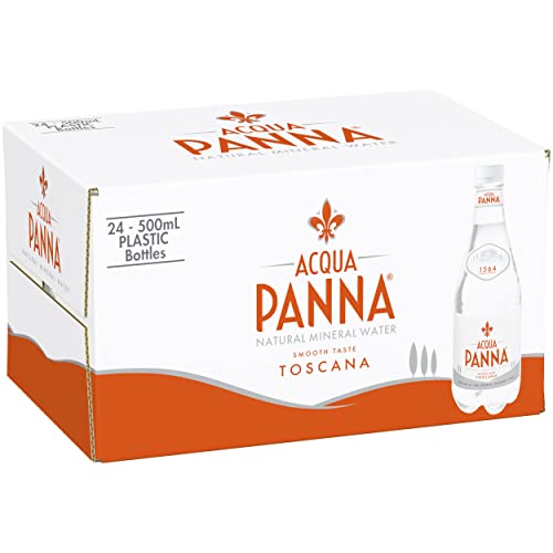 Image of Acqua Panna Natural Spring Water, 16.9 Fl. Oz. Plastic Bottles, Pack of 24