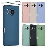 AQUOS sense7 シリコン ケース AQUOSsense7 ソフトケース カバー スマホケース 薄型 保護 耐衝撃 SH-53C SH53C SHG10 アクオスセンス7 docomo au 楽天モバイル ネイビー A863AS7NB