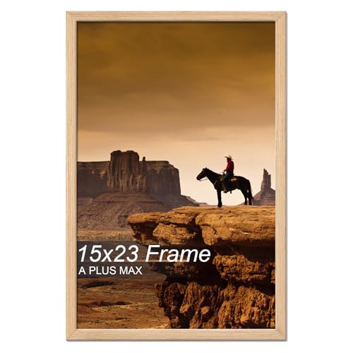 A PLUS MAX 15x23 Picture Frame Natural Light Weight Wall Mount