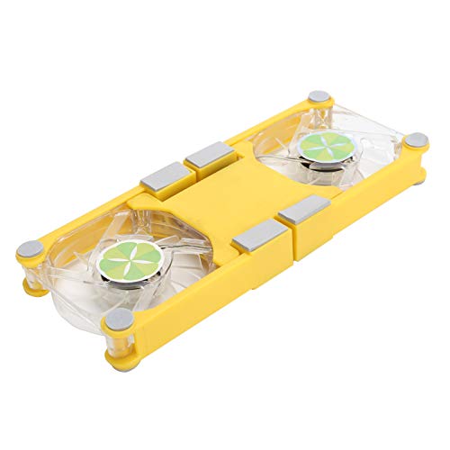 Base de refrigeración para laptop con doble ventilador USB miniatura 2