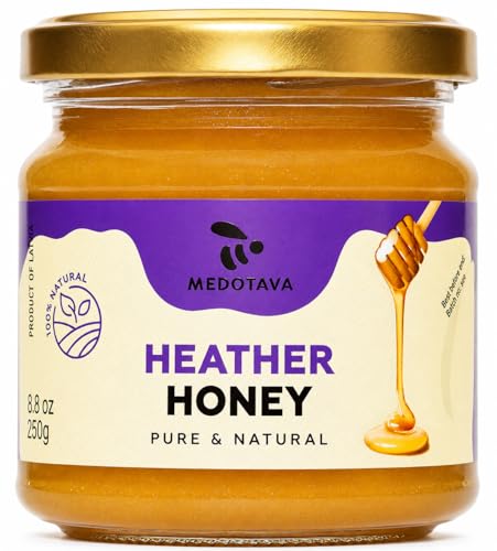 Miel de Brezo Medotava 250 g sin filtrar orgánica
