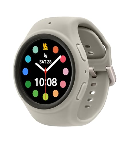 Image of Samsung Galaxy Watch Kids Band for Galaxy Watch 4 /5 /6 /7 /FE, Smartwatch Replacement Strap for Kids, Silicone Small, GP-TYL305AMBSU, Light Gray