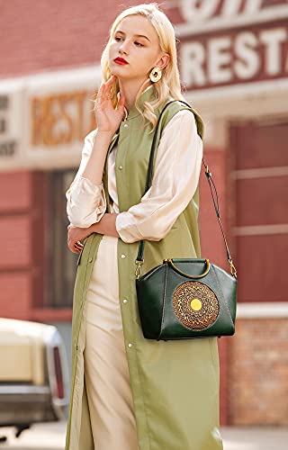 Bolso de cuero para mujer estilo satchel y crossbody miniatura 5