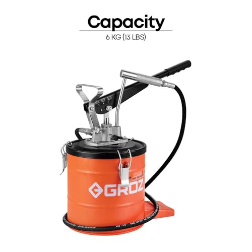 Image of GROZ V Series Bucket Grease Pump 6 KG,12 Months Warranty, VGP /6A