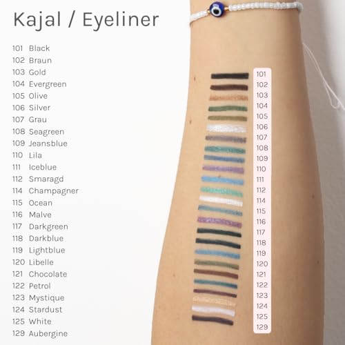 Weißer Kajal Cosline 125 White – Wasserfester Kajal und Eyeliner