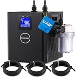 BAOSHISHAN Ice Bath Chiller, 1/3 HP Cold Plunge Chiller, Fast Cooling to 50F, Ultimate Muscle Recovery System, Easy Setup with Insulated Hose, Pump & 3 Micron PP Filter 110V