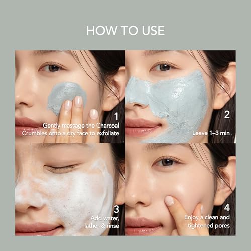 WHIPPED Cookie Clay Mask Cleanser - Detox Face Mask with Charcoal Scrub, Collagen for Acne-Prone & Sensitive Skin, Large Pores & Redness · Korean Mud Mask · Vegan Skincare 6.0 fl. oz - Image 7