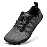HOBIBEAR Unisex Wide Trainers for Men Women Outdoor Trail Running Minimalist Walking Shoes Lightweight and Breathable Military Green