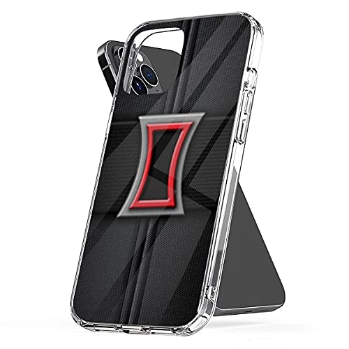 Phone Case Black Funny Widow Shockproof Belt Aesthetic Buckle Cover Compatible With Iphone 13 12 11 X Xs Xr 8 7 6 6S Plus Mini Pro Max Samsung Galaxy Note S9 S10 S20 Ultra Plus, Transparent #TOP10