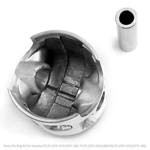 Frezon Kit de anel de pino de pistão adequado para Yamaha DT175 1979-1981, DT175 1974-1976, YT175 19