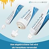 ManukaMed MANUKApli Wund und Heilsalbe schnelle Heilung Steriler Wund Creme Wundsalbe medizinischer Honig MGO+700 antibakteriel Wundgel 100% Bioaktiv Manuka (2x15 g)