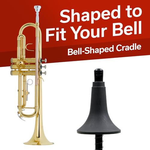 image for Hamilton KB950 Trumpet Stand — Stable Tripod Base, Spring-Cushioned 