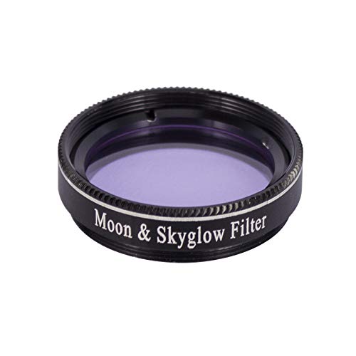 Gosky Telescope 1.25" Moon & Sky-Glow Filter for Celestron, Orion, Sky-Watcher, Meade, William and Any Brands Models (1.25 inch, Moon)