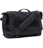 VEAGIA Messenger bag Laptop bag Briefcase Molle system Tactical style Detachable shoulder strap S...