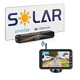 【Batteria ad energia solare e più grande 4800 mAh】 Dotata di un pannello solare e una batteria più grande, questa telecamera posteriore auto wireless può durare 6 mesi nei giorni di sole tramite ricarica USB una volta all'anno e 4 mesi nei giorni di pioggia (2 ~ 3 volte al giorno). È possibile caricare la retrocamera auto wireless tramite la presa di alimentazione ogni volta che la luce del sole è insufficiente.
