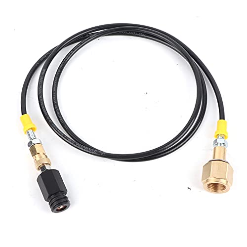CO2 Cylinder Refill Adapter Hose, 4 9ft CO2 case CO2 Cylinder Direct Adapter, CO2 case Filling Station Charging Adapter For Soda Maker Filling for Bottle