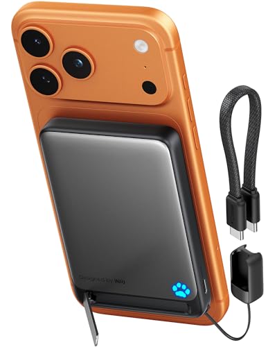 INIU Power Bank Magnetico, 45W 10000mAh mini Power Bank, Certificato