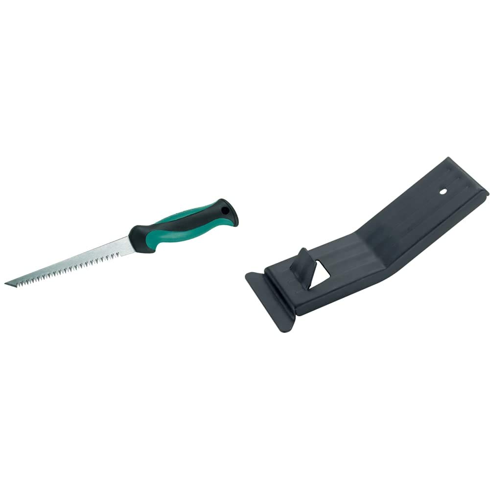 Scie main pour plaque plâtre Wolfcraft 4033000 et lève-plaque acier 4045000