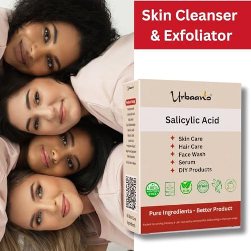 Image of Salicylic Acid Powder 200gm for Making Beauty Cream, Facewash, Cleanser, Lotions, Gel, Body Wash (D.I.Y Ingredient) - 100gmX2