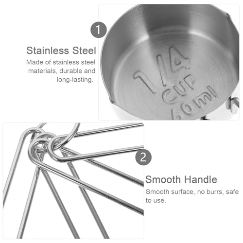 Juego de cucharas medidoras Luxshiny para recetas del hogar 8
