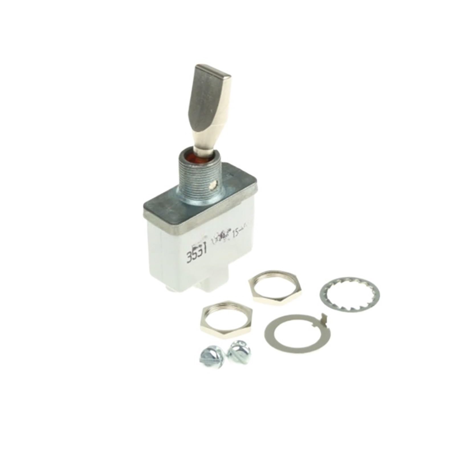X psblty Toggle Switch 3531-003N00 SPST On-Off 15A 125V For Use In Industrial Control Equipment, Etc.