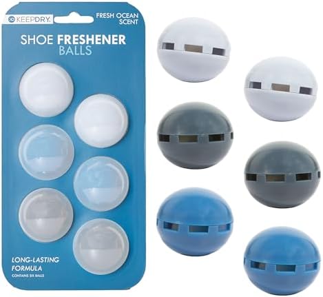 KeepDry Shoe Freshener Balls - Odor Eliminator Balls for Sneakers...