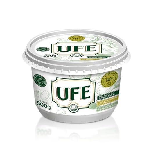 Sabão Pasta Coco 500g, UFE, Branco, Médio