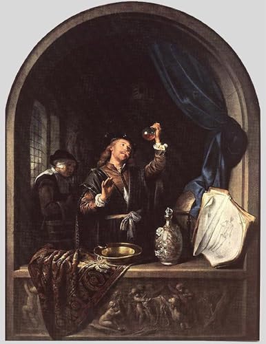 Tableau le médecin par Gerrit Dou pour décoration salon chic