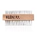 Sneaker Cleaner Brush/Cleaning Brush by KlenBlu - Premium Double Sided Wooden Shoe Care Brush Made with Nylon (1 Pack)