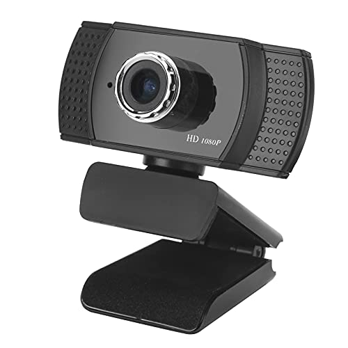 Elprico 1080P Full HD Webcam, USB-Webkamera mit Mikrofon für Desktop-Computer PC für Videoaufzeichnung Plug and Play