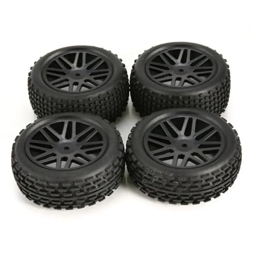 Pièces mise à niveau RC Wltoys 144001 avec jantes équilibrées et pneus hors-route durables
