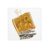 Material: Franela DIYthinker Tradicional Singapur Kaya Tostadas Antideslizante Suelo Pet Square Mat Baño Sala Cocina Puerta 60 / 50Cm Regalo 50X50Cm