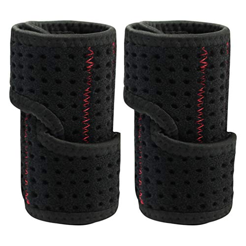 CLISPEED 1 par de Manga de CompressÃ£o de Pulso Pulseira Suporte de Pulso AjustÃ¡vel para Homens Mul