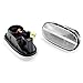 QKLsudua 1 pair Front Fender Marker Lights Side Marker Turn Light Compatible with Mit-subishi Pa-jero Mi-rag Leg-num Gel-ent 1998-2005, Sport 2G Gal-ant 8 rose, Mi-rage-Crystal White