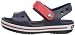 Crocs Crocband Sandal Kids, Sandalias Unisex Niños, Azul (Navy/Red), 24/25 EU