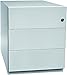 Produktbild BISLEY Rollcontainer Note mit Griffleiste, 3 Universalschubladen, Metall, 645 Lichtgrau, 56.5 x 42 x 49.5 cm