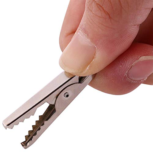 20 stuks roodzwart geïsoleerde krokodillenklemmen, plastic laarzen gecoate testsonde metalen krokodillenklemmen… - Afbeelding 6