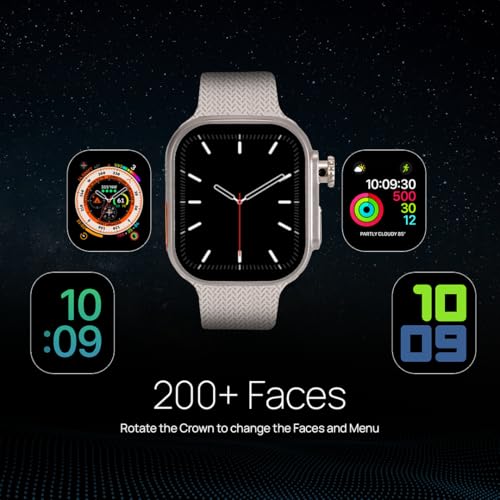 Image of SE HUB Wisme 3 Plus 1 Smart Watch | High Speed Memory Large Storage Rotating Camera SIM Support Wireless Charging Smooth Display Fitness Health Tracking Smartwatch for Men Women Silver