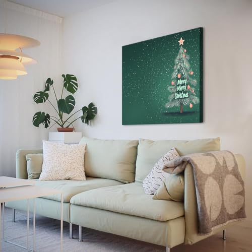 Impression sur toile arbre de Noël cadeau idéal décoration intérieure moderne