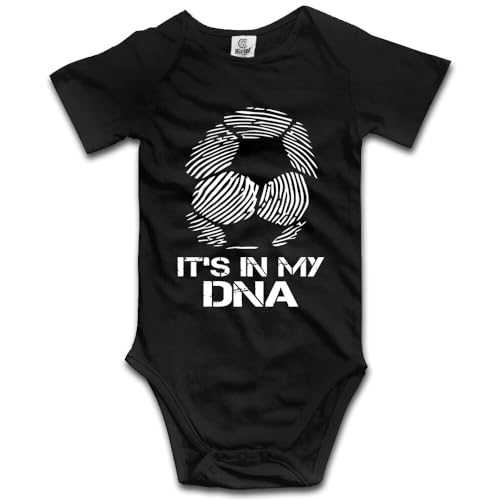 Image of DOQOSESHY Soccer Its in My DNA Baby Climbing Short Sleeve Outfit Long Sleeve Romper