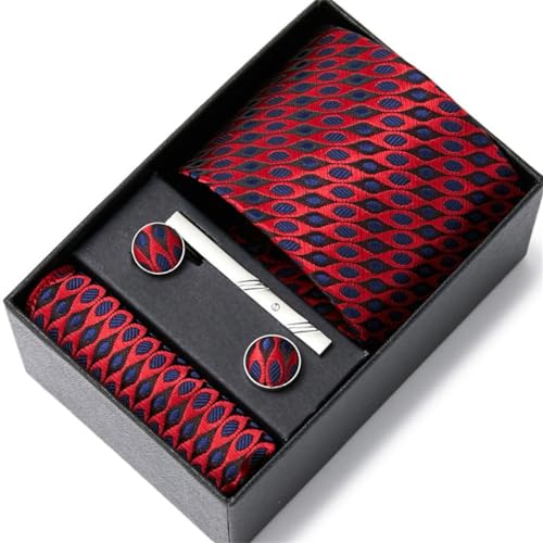 Corbata para hombre estilo formal casual con caja de regalo miniatura 1